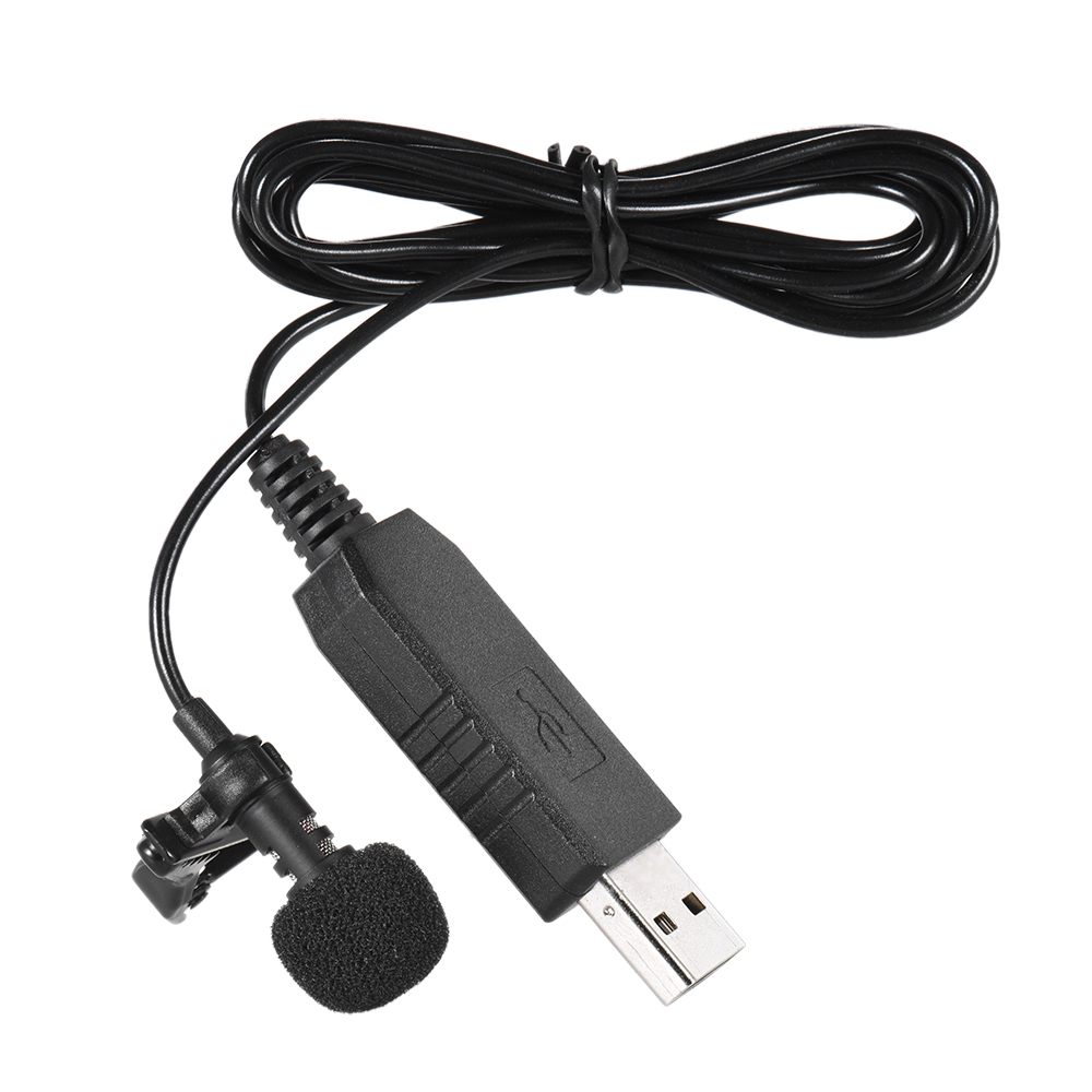 150cm Portable Mini USB Mic Microphone Clip-on Omni-Directional Stereo USB Microphone Mic for PC Computer Universal