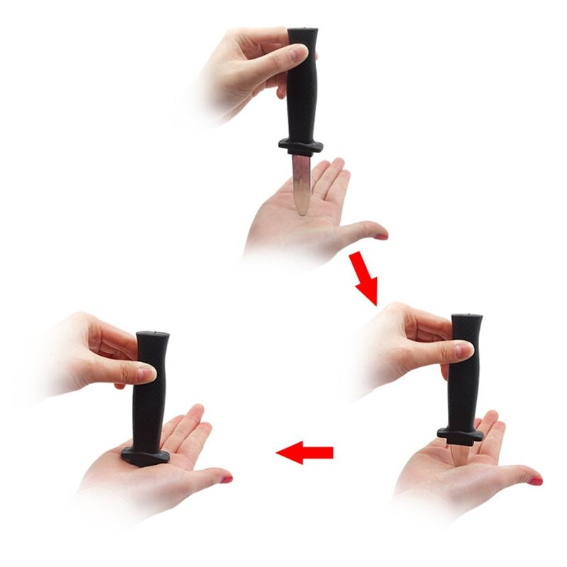 Halloween Tricky Props Plastic Retractable Knives Halloween Props For Kidding Magic Dinner Knives
