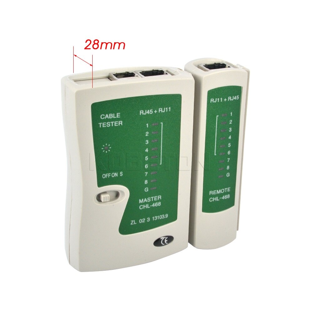 Portátil rj45 rj11cat5 cat6 lan cable tester handheld cabo de rede testador fio linha telefone detector ethernet cabo rastreador