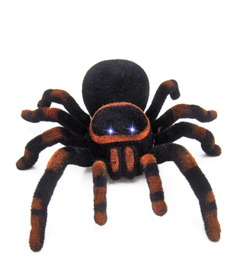 Wall Climbing Spider Remote Control Toys Infrared RC Tarantula Kid Toy Simulation Furry Electronic Spider Toy For Kids Boys