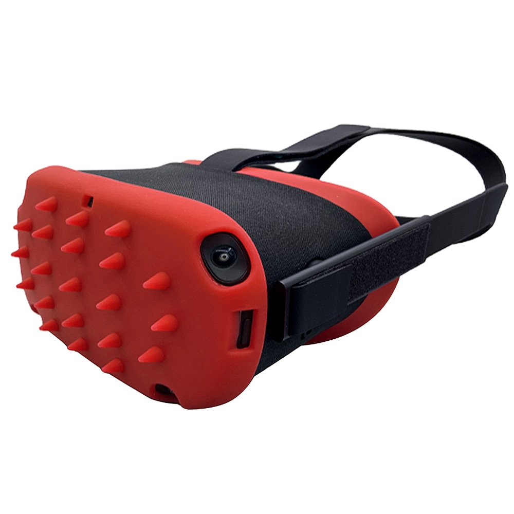 2 in 1 VR Front Face Portective Cover &amp; Interfacial Face Pad Cover Silicone for Oculus Quest Headset