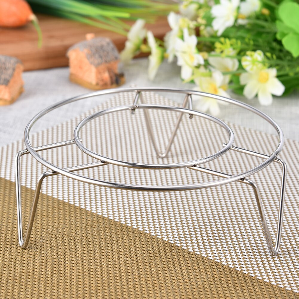 Stainless Steel Steamer Kitchen Cookware Steamer Rack Insert Stock Cooking Steaming Stand Kitchen Heating Supplies