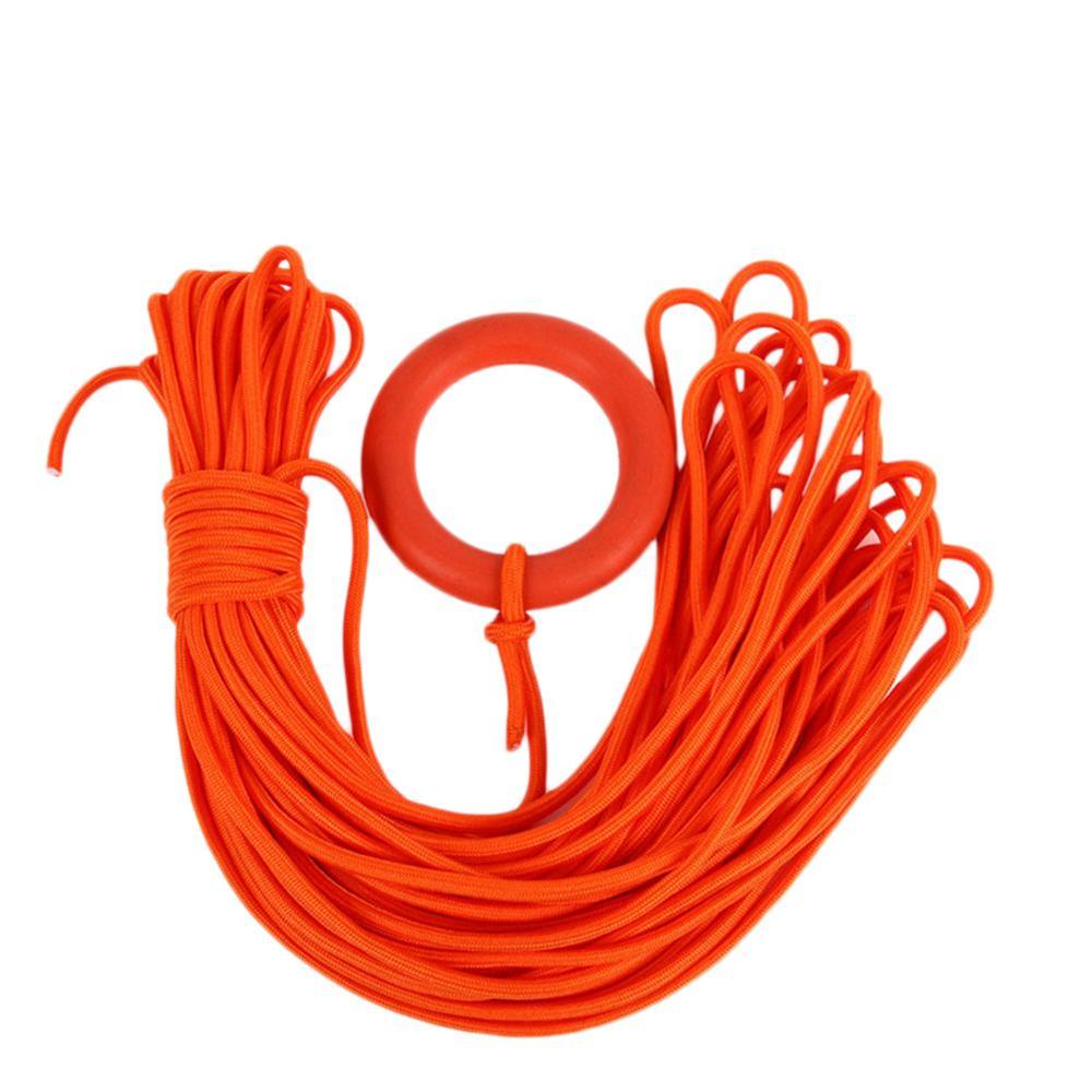 Mounchain 30m durchmesser 8mm schwimmende rettungsleine mit schwimmfähigem wasserrettungsseil, sicherheitsleine mit handring für wassersport im freien