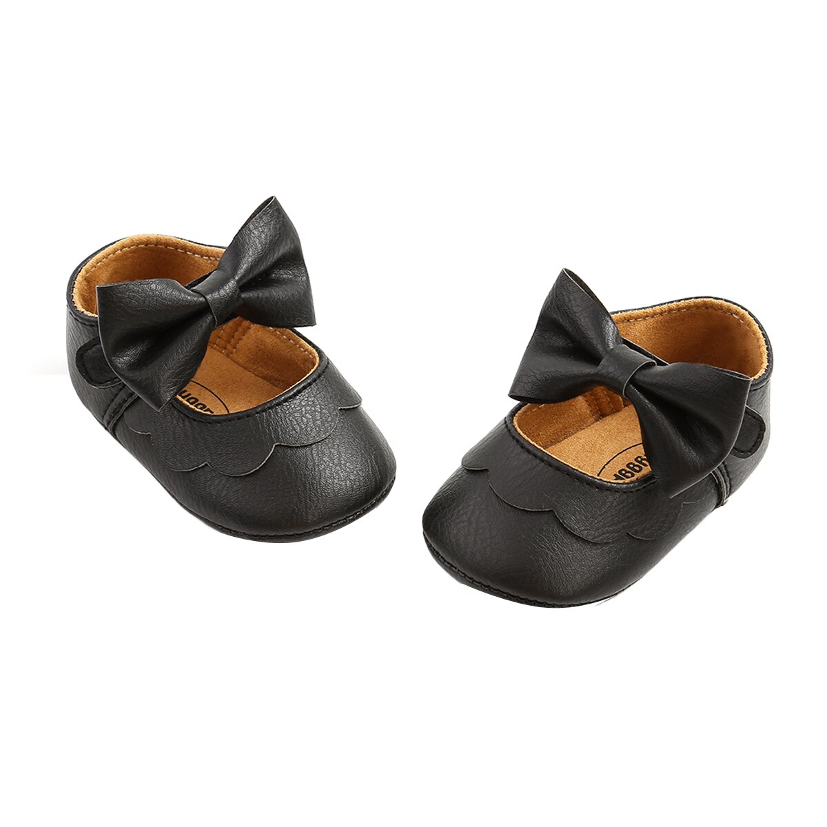 0-18M Baby Kleinkind Mädchen Flache Schuhe Bogen Knoten Feste Erste Wanderer Weiche Sohle Schuhe neugeboren Kleinkind Kleinkind mädchen Prinzessin Schuhe