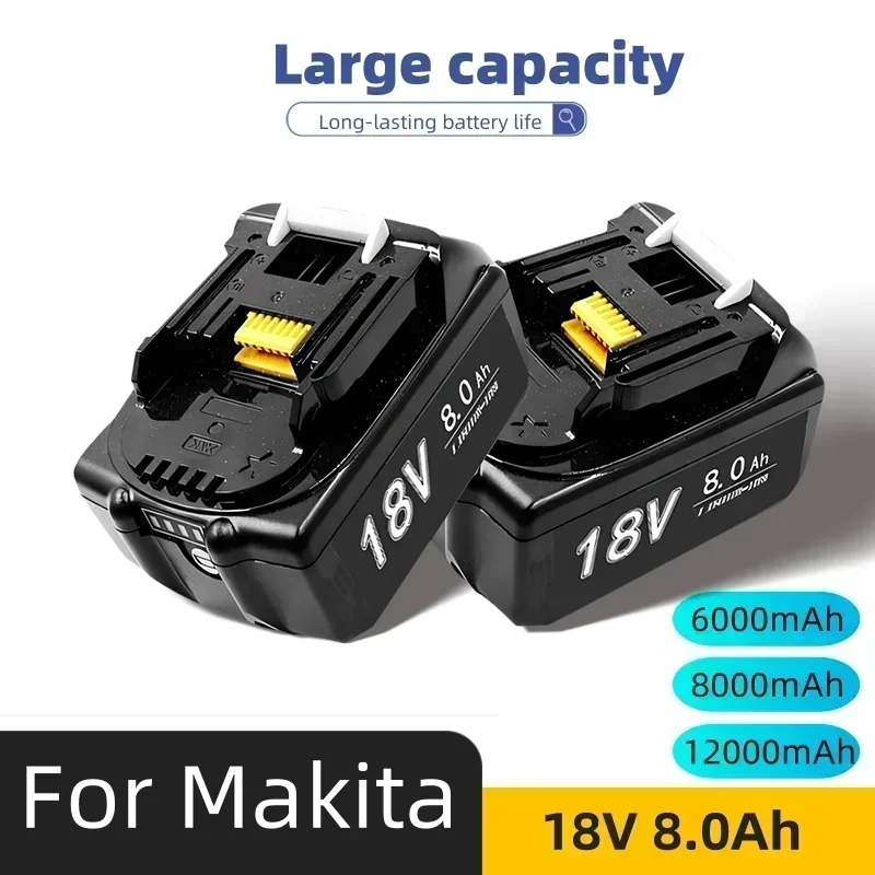 Bl1850 para makita 18v bateria recarregável 18650 célula de íon de lítio adequado para makita ferramenta elétrica bl1860 bl1830 lxt400
