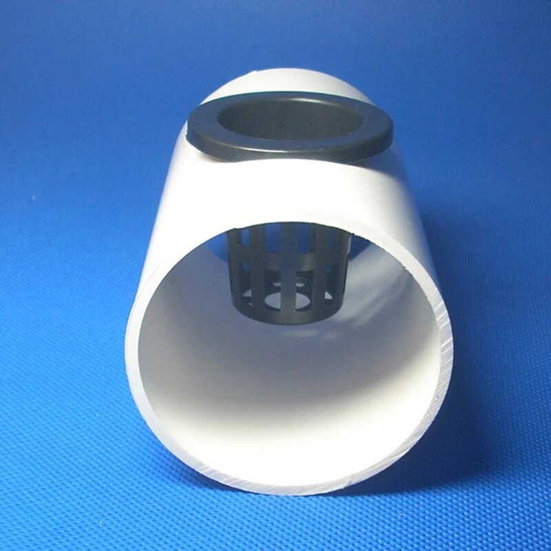 50Pcs Planten Mand Plastic Hydrocultuur Groente Planten Mand Grondloze Teelt Planten Blauw Cup Wortel Fixer