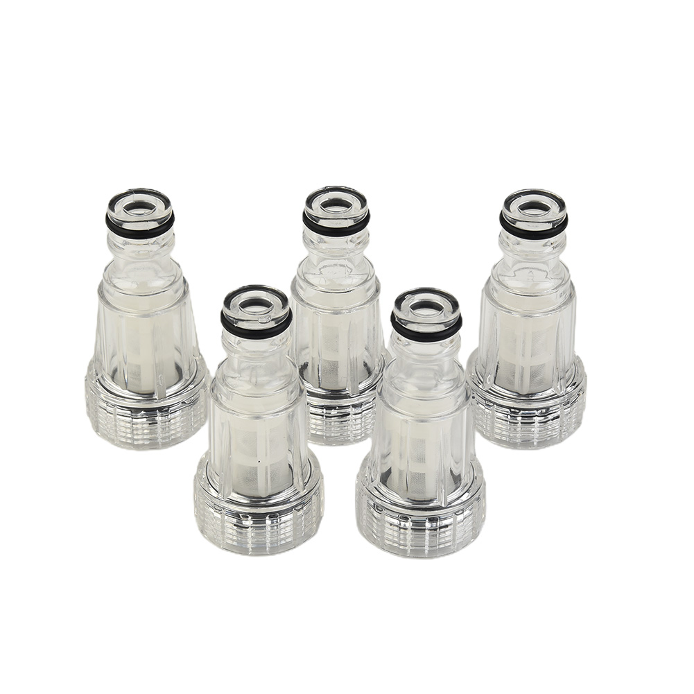 5pcs High Pressure Washer Water Filter Car Clean Machine Water Filter High Pressure Water Connector Garden Tools