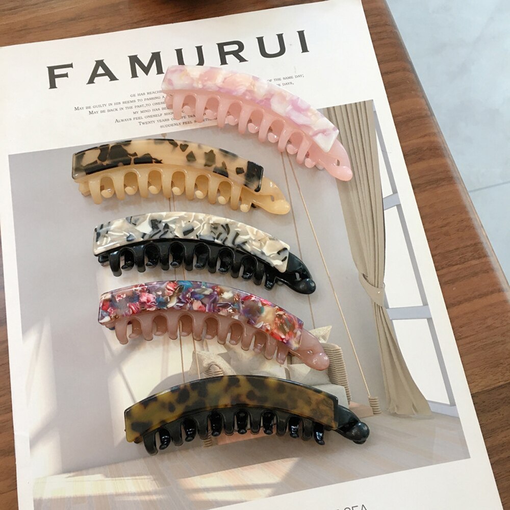 Banana Clips Hair Claw Clip For Women Lady Tines Hair Crab Hair Twist Hair Pin For Girls Hair Accessories