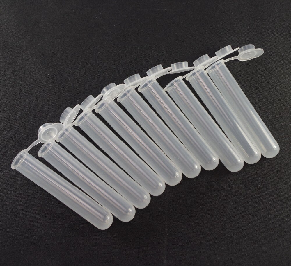 Reagensglas af plast centrifugerør 15ml partier med rund bund 48