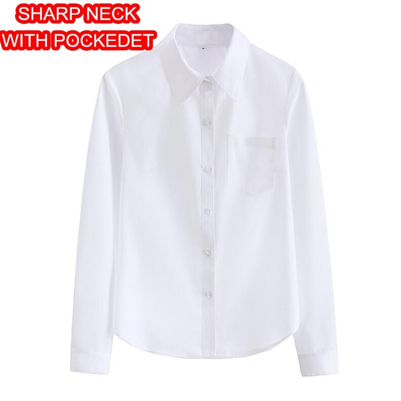 Japanese school uniform JK short-sleeve LOOSE shirt Japan orthodoxy shirt cute POINT SHARP collar pleated skirt SET