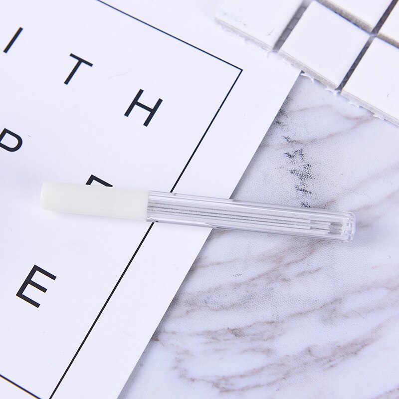 6 sztuk/pudło 2mm kolorowy ołówek realizacji 2.0mm wkłady grafitowe dla ołówek automatyczny szkoły ołówkowa do biura zestaw papeterii: White