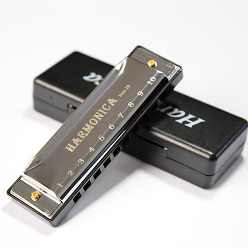 Harmonica à 10 trous et 20 tons,orgue de bouche diatonique en do, pour blues, jazz, pour l&#39;éducation précoce des bébés, l&#39;entraînement au sens musical,