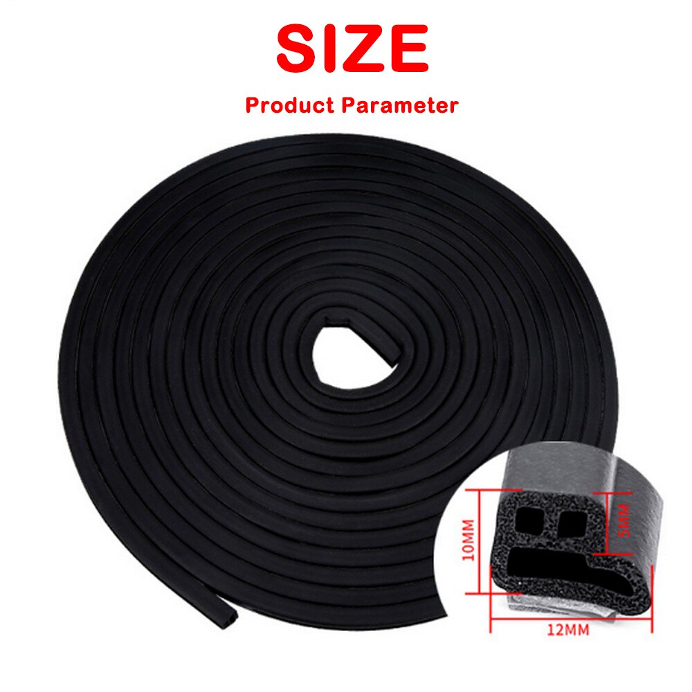 B/D/Z/P/L/U Type Auto Deur Afdichting Strip Geluidsisolatie Anti-stof Geluidsisolatie Auto Rubberen Afdichting Strip 2/4/5/10 M Auto Styling: 2M double L