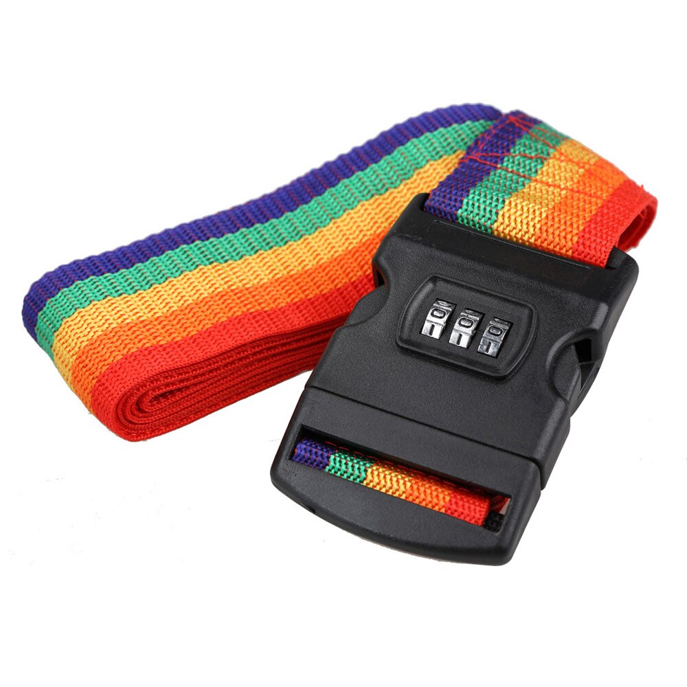 Nieuw Nuttig Travel Bagage Koffer Strap Bagage Rugzak Veilig Riem met Veilige Codeslot