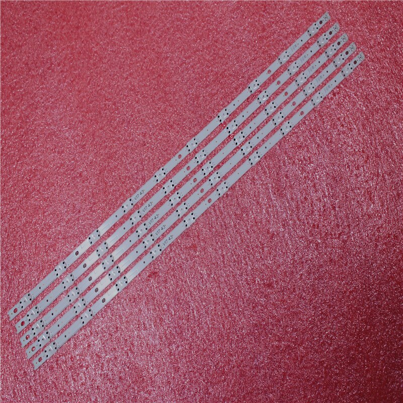Led Backlight 2 Peças SUNG WE1 55V0 E74739 94V-0 43 &quot;V17 ART3 2867 Rev0.3 1 10leds 85cm