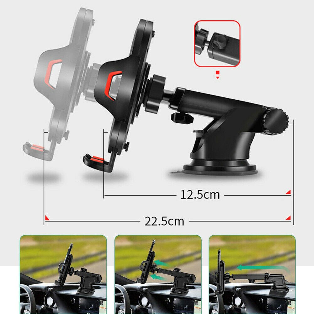 Sucker autopuhelimen pidike teline gps puhelin matkapuhelin solutuki iphone 12 11 pro max  x 7 8 plus xiaomi redmi huawei