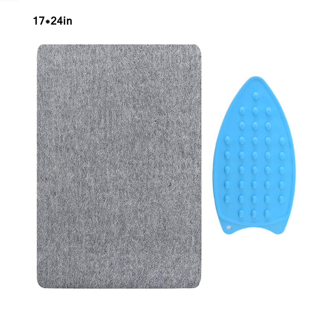 Feutre de laine planche à repasser Portable haute température résistance fer à repasser main outil de couture accessoires laine pressage tapis de repassage: 17X24inch