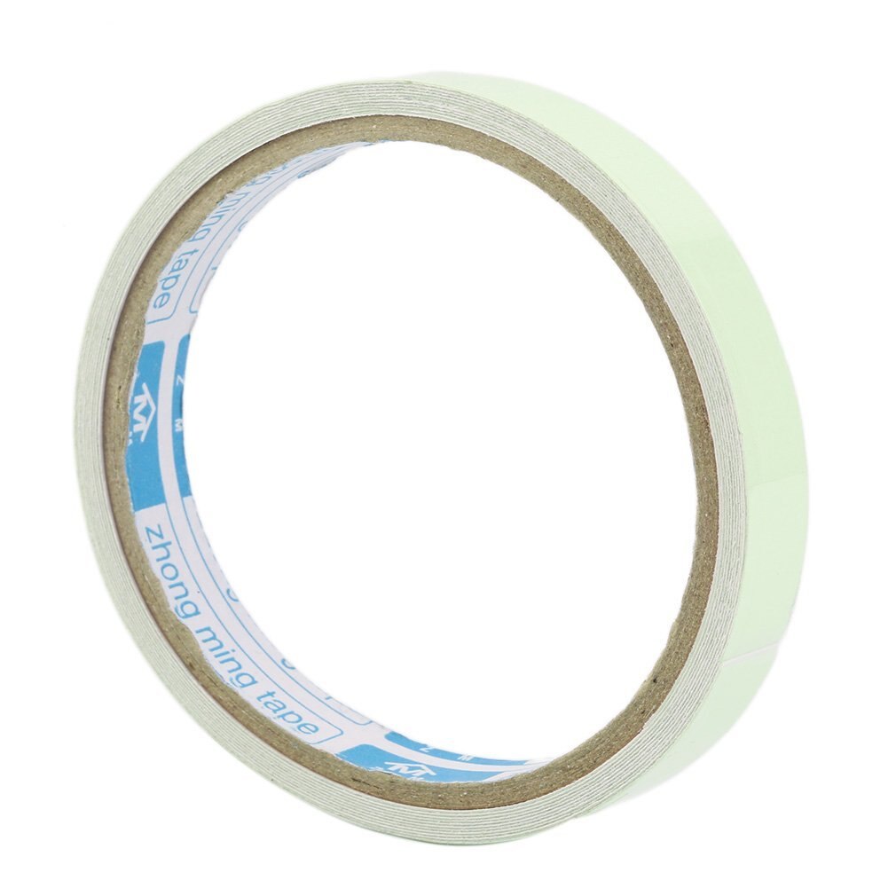 thumbnail image 2 of 10M Glow In The Dark Self-Adhesive Tape – Luminous Safety Tape For Home, Office, DIY, Green, 10mm X 10m 2 of 3