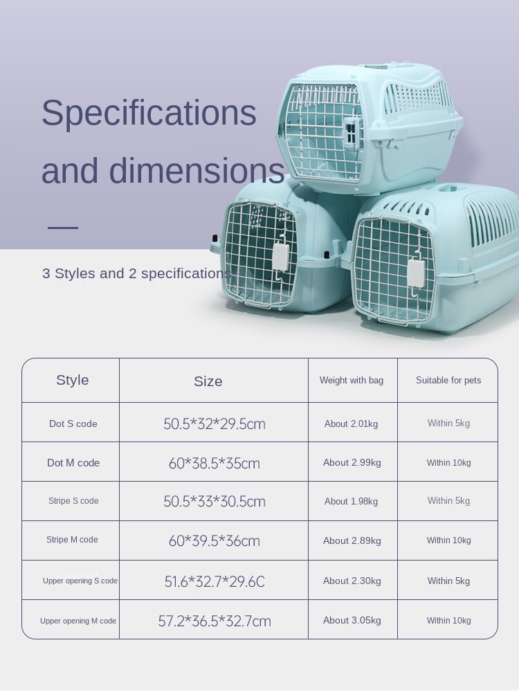Pet Airways Box Cat Cat Cage Dog Small Dogs Check Box Cat Box Going Out Boxes Of Portable Package VOW Pets