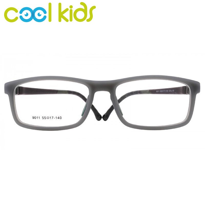 COOL KIDS Square Glasses Frames TR90 Flexible Child Glasses Frames Spectacles Frames for Kid Boy Girl Eyeglasses Optical Frames: 9011C3