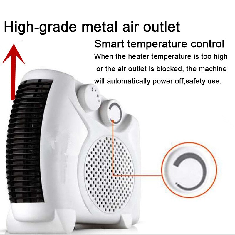 Elektrische Kachel Draagbare Huishoudelijke Kachel Kleine Ventilator Elektrische Voet Warmer Energiebesparende Tent Heater Mini Badkamer Warming