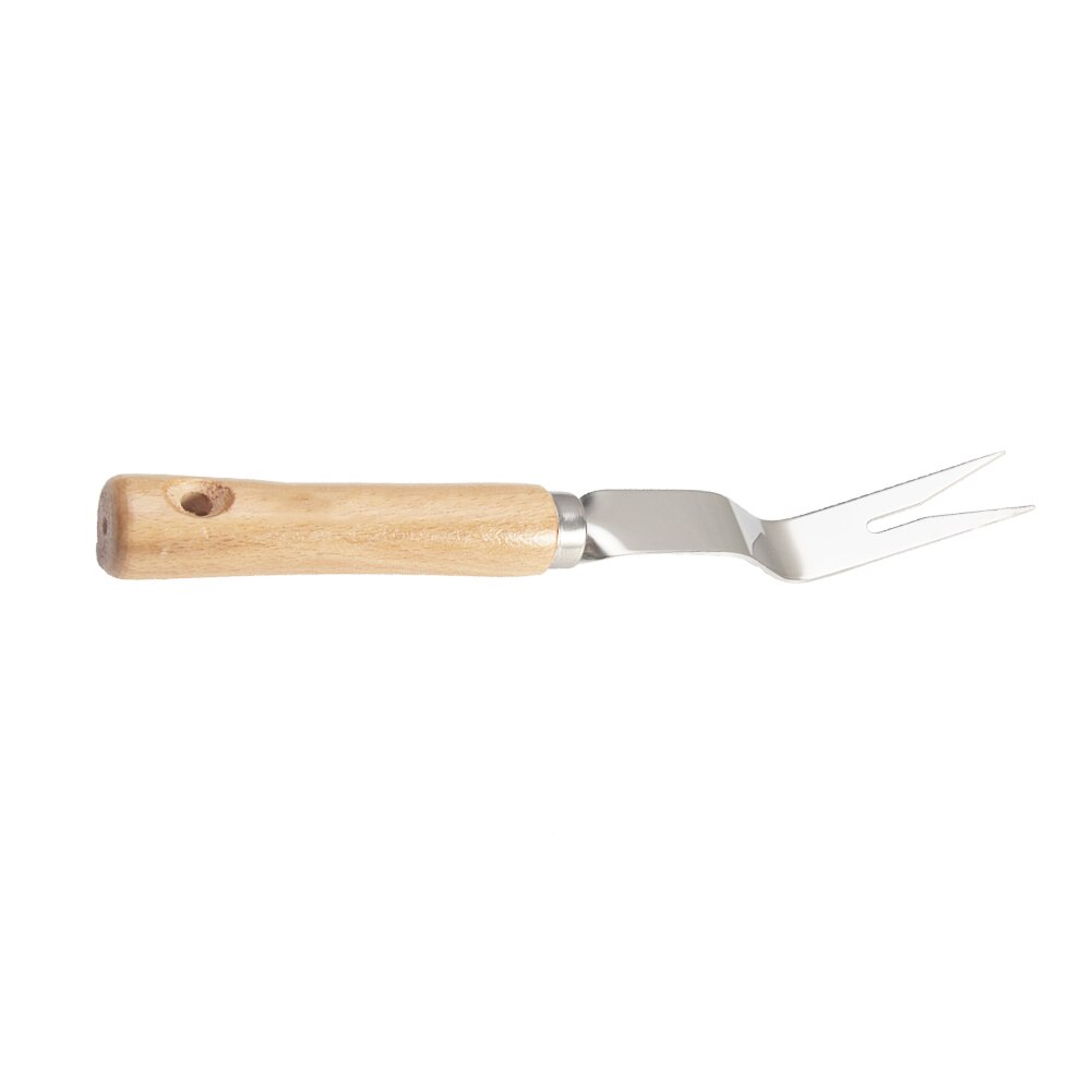 Gadgets de culture, outil manuel, dissolvant de poignée en bois, plantation, coupe de jardin légère, fourchette de désherbage manuelle, repiquage