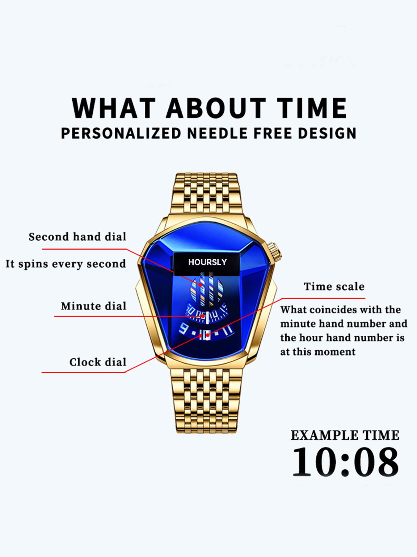 Montre à quartz étanche pour homme, personnalité de moto, nouvelle tendance
