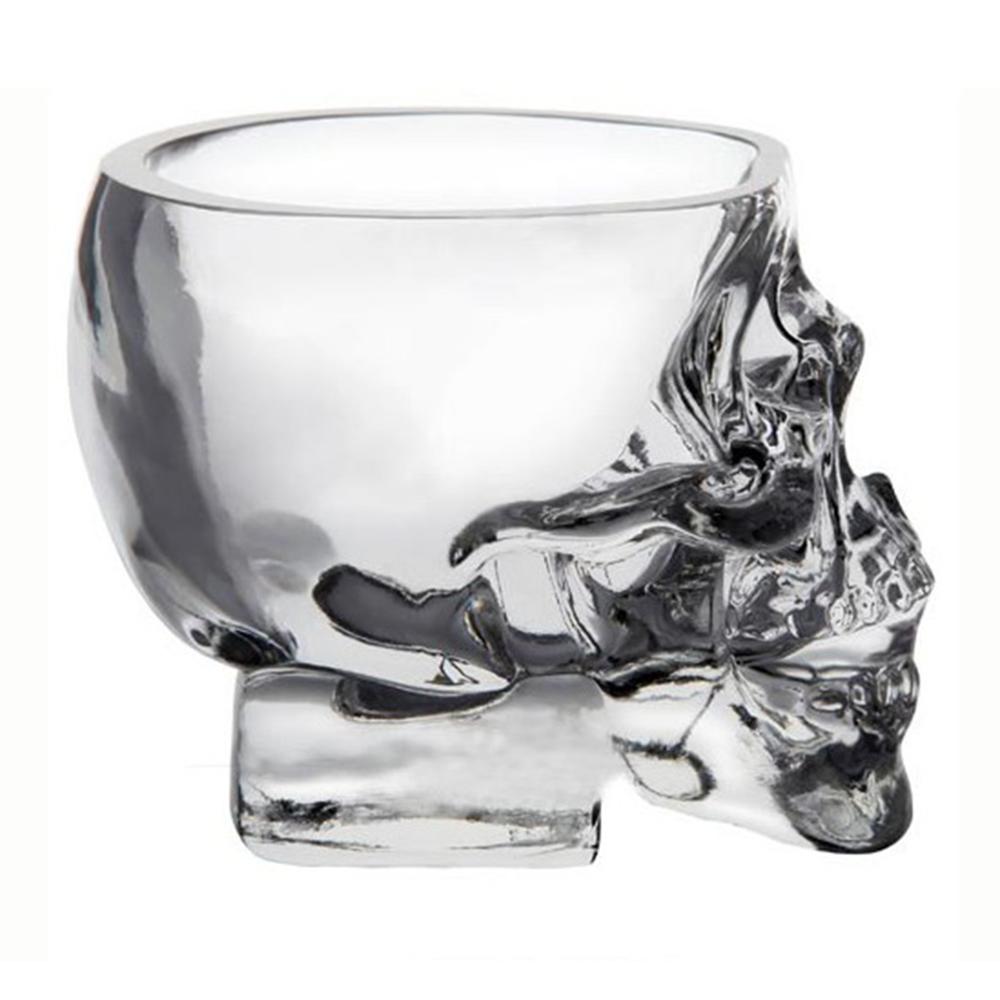 Krystal kraniehoved glassæt shot whisky vin krystal 1000ml flaske karaffel 75ml kopper gennemsigtige vin drikkeglas kopper