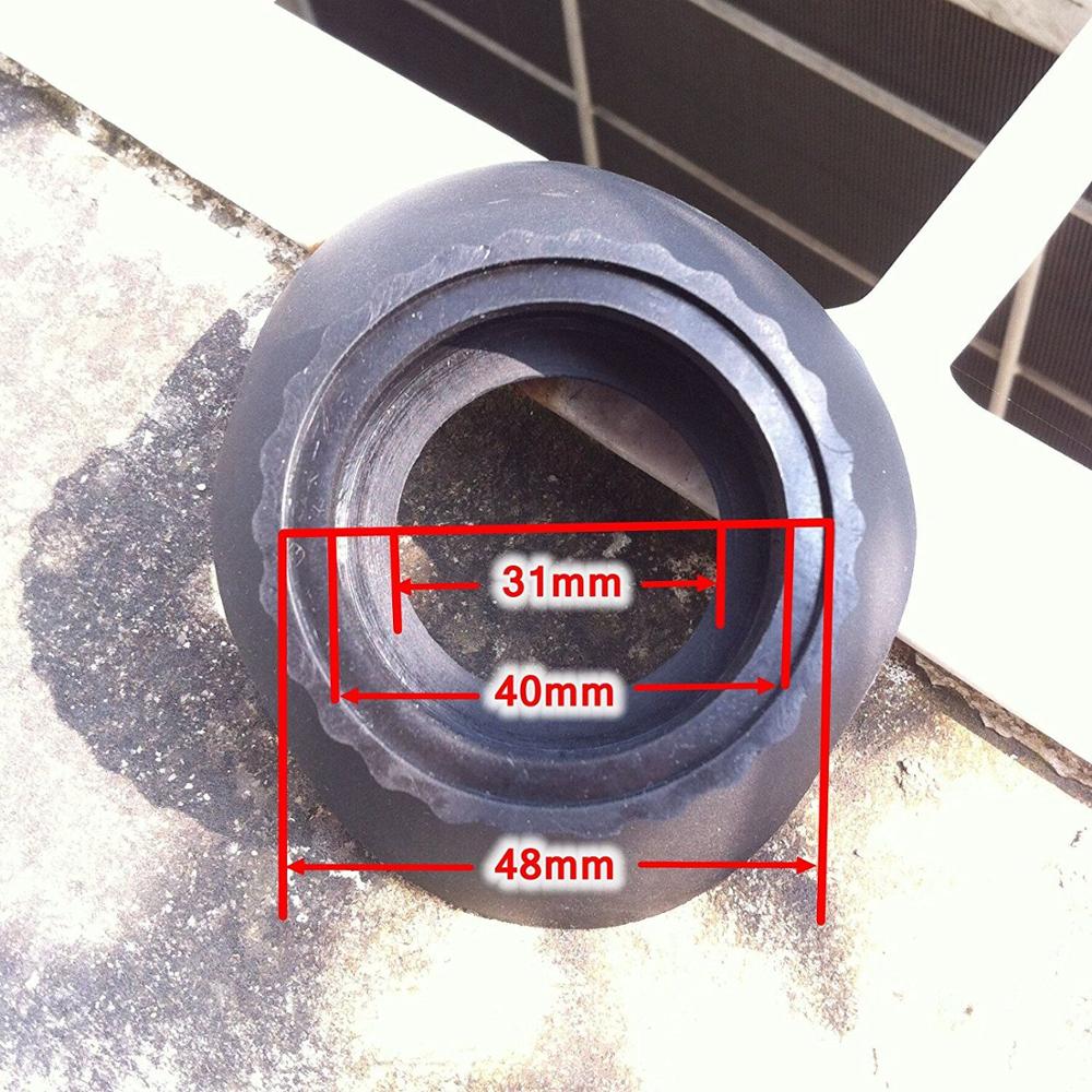 2 stk / sæt gummi okular dækbeskyttelse øjenkop til biologisk stereomikroskop teleskop monokulær kikkert: Ot004-17 31-40mm