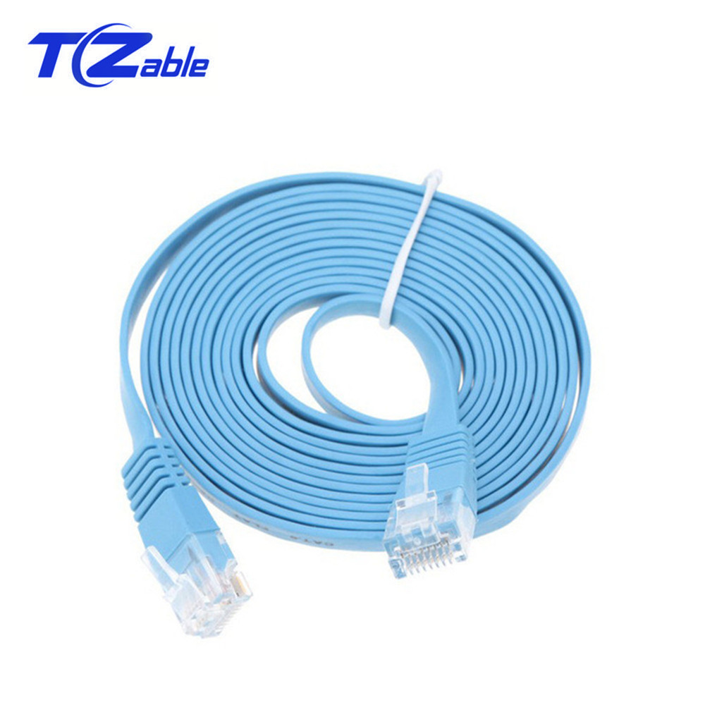 Kabel komputerowy Ethernet Cat6 1000 razy wstawiania i usuwania bez uszkodzenia skoczek Laptop Router komputer stacjonarny