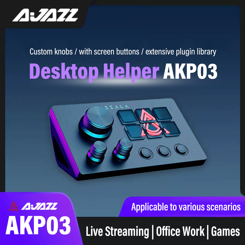 Ajazz AKP03E Mini Keyboard 12 Keys Macro Keyboard ... – Grandado
