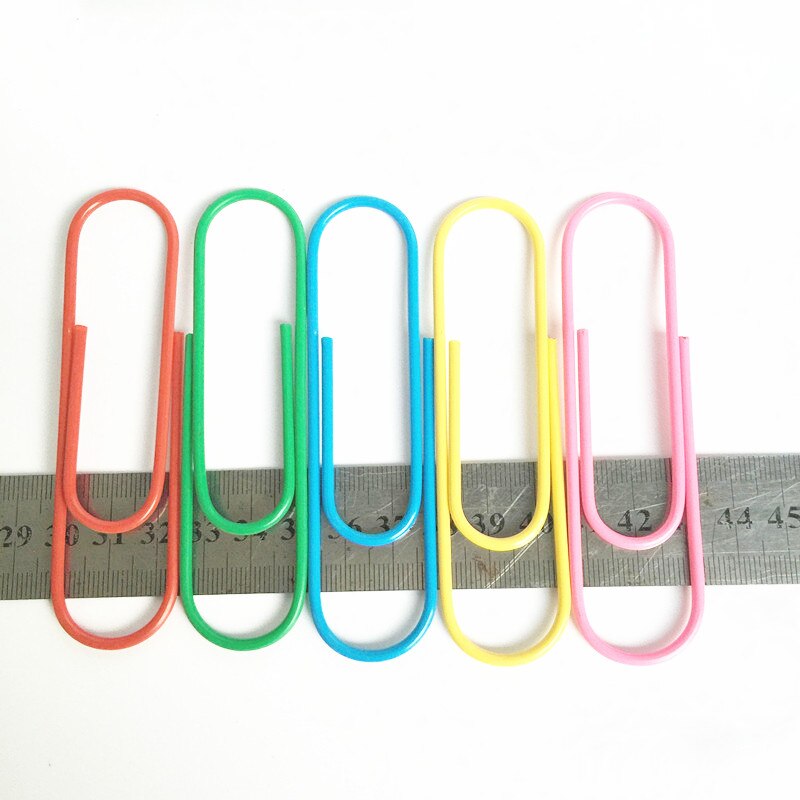 Grand trombone en métal mignon Kawaii, signet, papeterie fournitures scolaires et de bureau