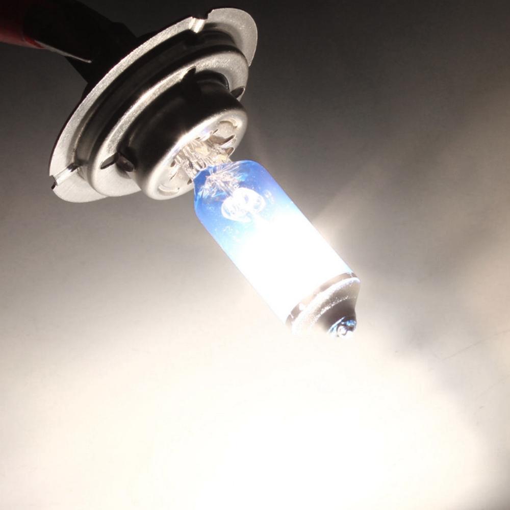 2 Pcs H7 6000K Gas Halogeen Koplamp Blauw Behuizing Biedt Wit Licht Gloeilampen 55W 12V automotive Koplampen Ultra Quartz