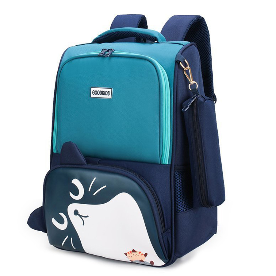 Mooie Kat Oren Student Kinderen Schooltassen Meisjes Jongens Kids Primaire Mochila Escolar Cartable Enfant Grade 1-3-5
