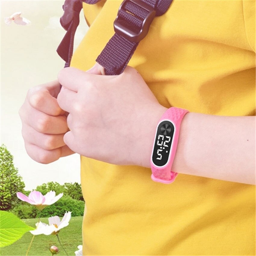 Børneure ledet digitalt armbåndsur armbånd børn udendørs sportsur til drenge piger elektronisk datour reloj infantil