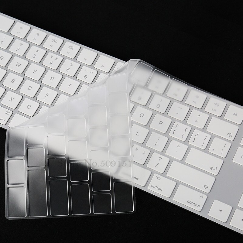 Magic Keyboard met Numeriek Toetsenbord MQ052LL/EEN A1843 Protector Skin Toetsenbord Cover Voor Apple Magic Toetsenbord