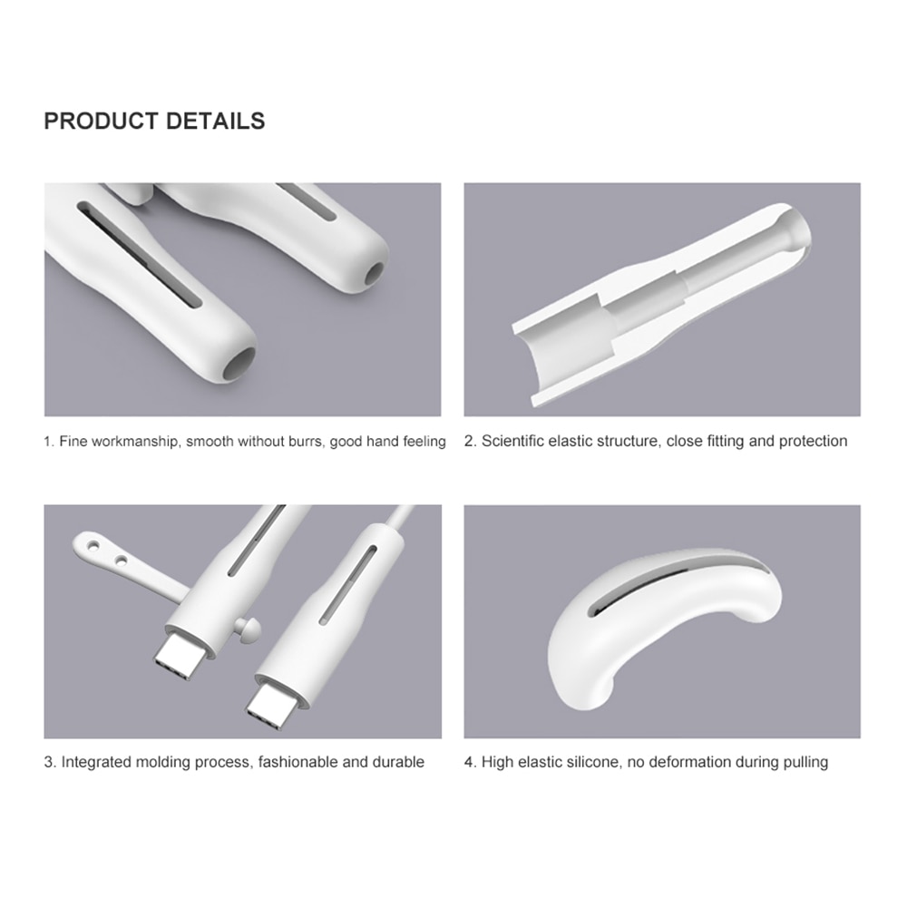 Protecteur de câble pour Apple iPhone USB chargeur câble protecteur cordon économiseur fil enrouleur Protection pour iPhone ligne de données protecteur