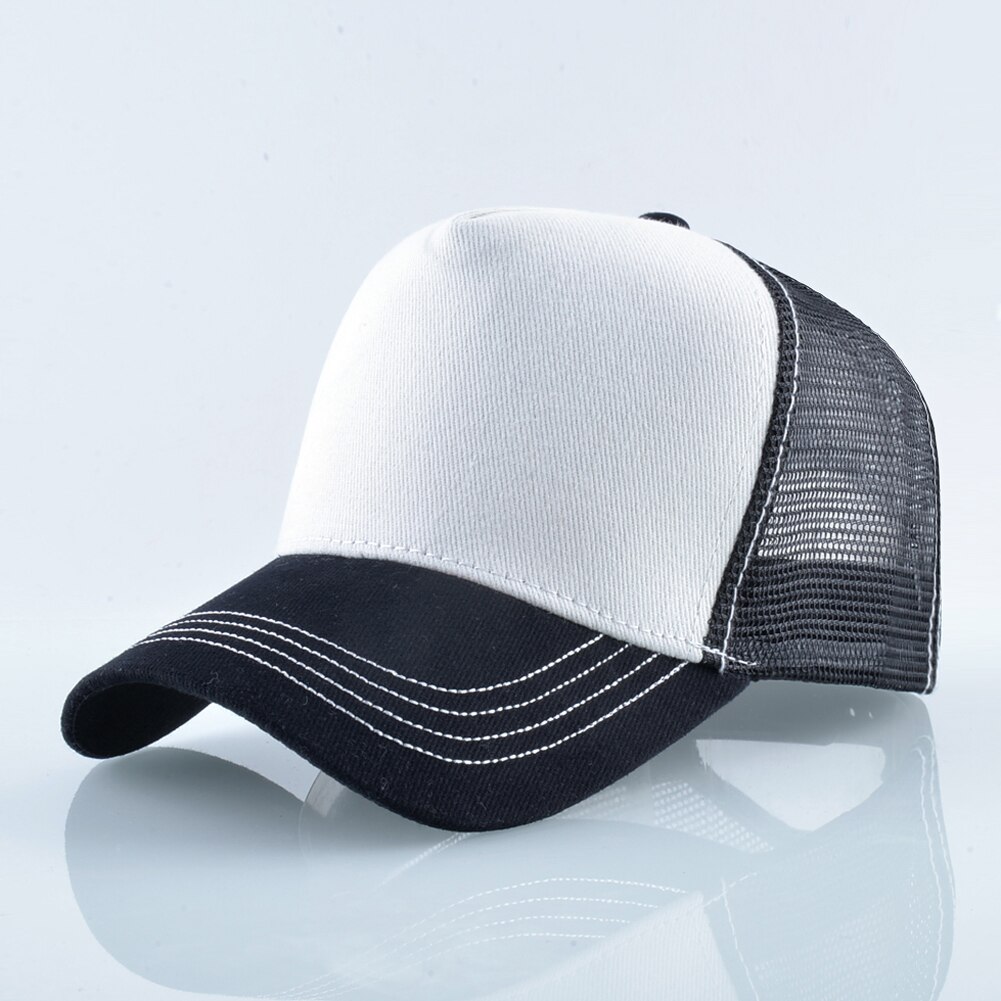 Casquette de Baseball à motif de cochon brodé pour hommes et femmes, chapeau d'été en maille, style Hip Hop, visière de camionneur: Kaki