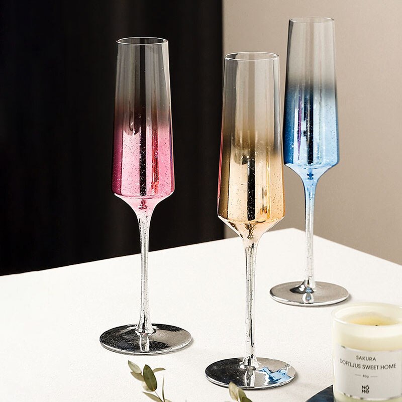 200Ml-480Ml Transparante Sky Kristal Champagne Glas Rode Wijn Bordeaux Beker Collectie Niveau Cup Party Bar