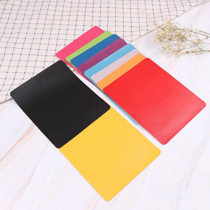 2pcs/set Square Ultra Thin Rubber Office Desk Accessories Set Office Desk Organizer School Supplies Mouse Desk Tools