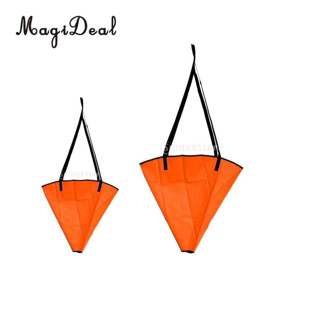 MagiDeal Sea Anchor Drogue Sail Drift Brake for Boat Yacht Water Sport Acce for Power Inflatable Boat Jet Ski 2Size