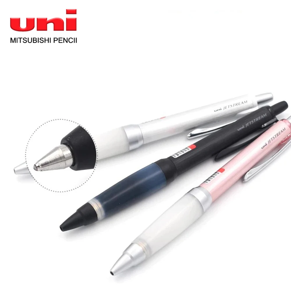 Japan Uni Alpha-Gel Jetstream 0,7 mm Kugelschreiber SXN-1000 Weichgummi-Handgriff Schulbriefpapier Metallstift für Höhle Schulanfang