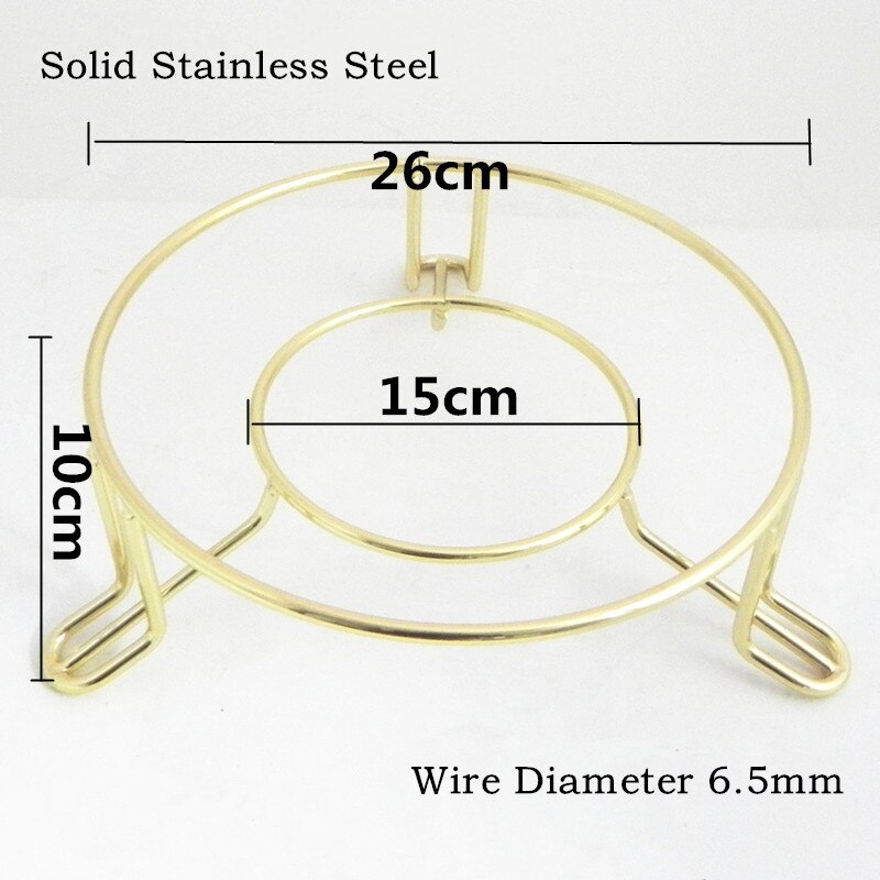 Pot Pan Trivet Kitchen Cooking Stove Stand Solid Stainless Steel Heavy Duty Cool Tool Surface Protectors Rack Cookware Accessory