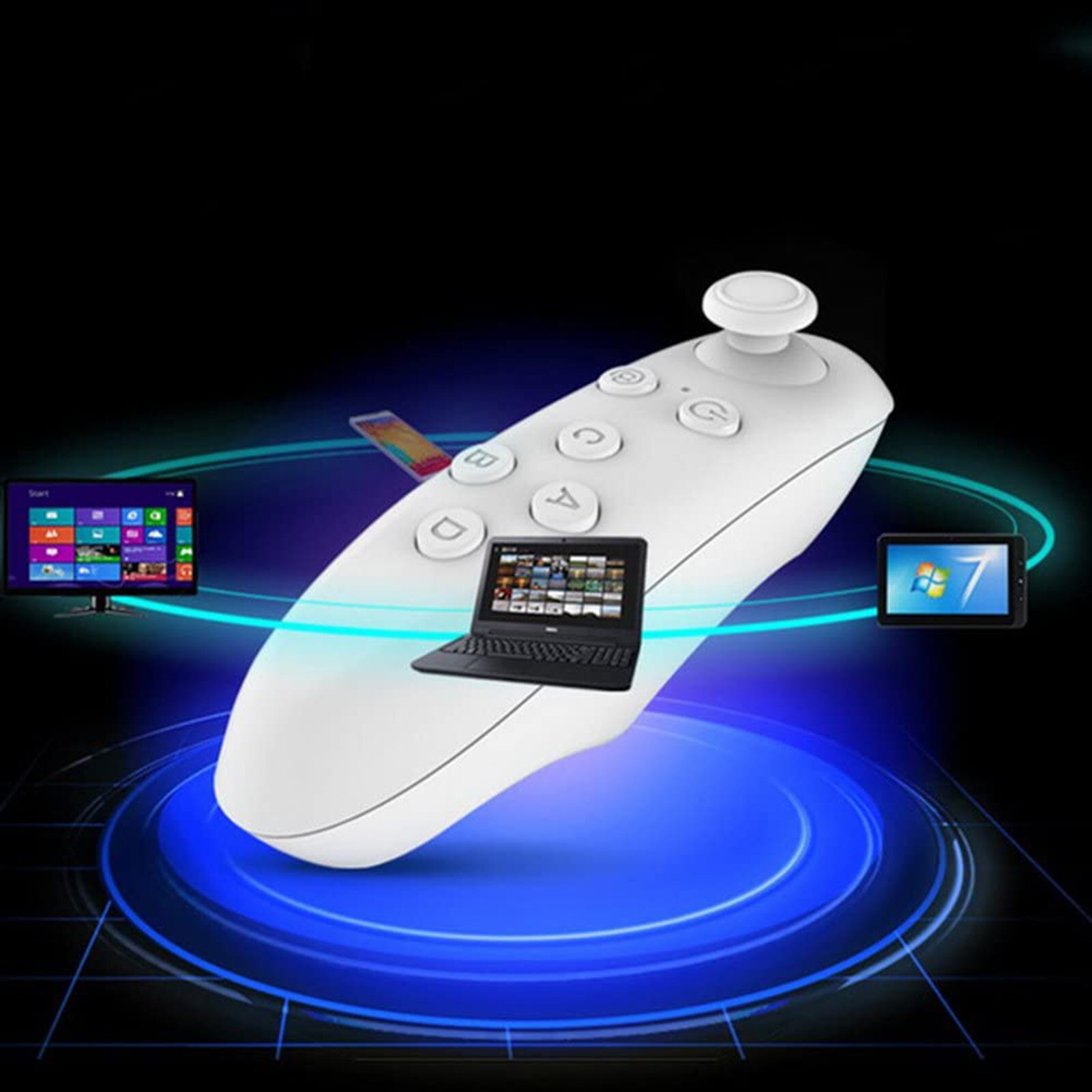 Mini Wireless Bluetooth Joystick Android Gamepad VR Remote Controller Game Pad VR Glasses Remote Control For iPhone Tablet