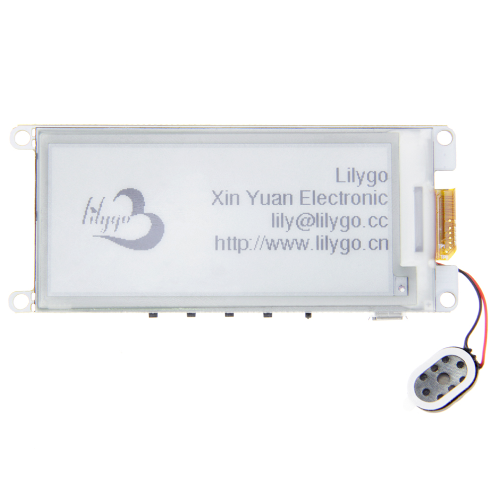 LILYGO® TTGO T5 V2.2 ESP32 2.9" EPaper Plus Module E-Ink Speakers