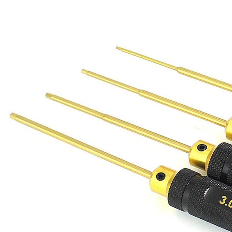 4 Pcs Hex Screw Drivers Set Titanium Alloy Repair Tools Kit for RC Helicopter