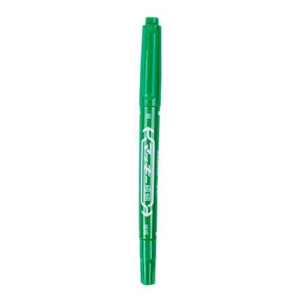 Marqueur japonais authentique zèbre MO-120-MC, petit stylo à Double tête étanche à l&#39;huile pour étudiant en dessin, 1 pièce: vert clair