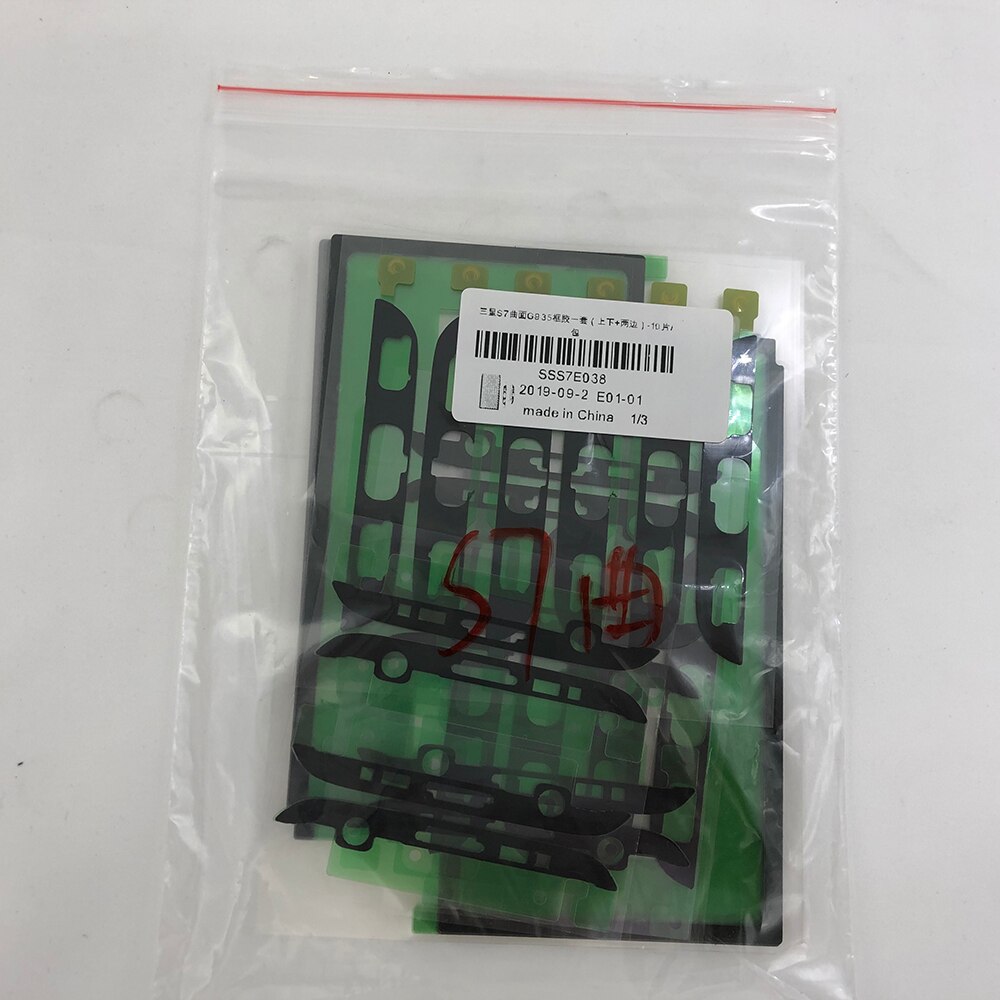 Marco de pantalla LCD Original para teléfono móvil, pegatina de Marco adhesivo para Samsung S8, S8 +, S9, S9 +, S10, S20, Note 8, 9, 10