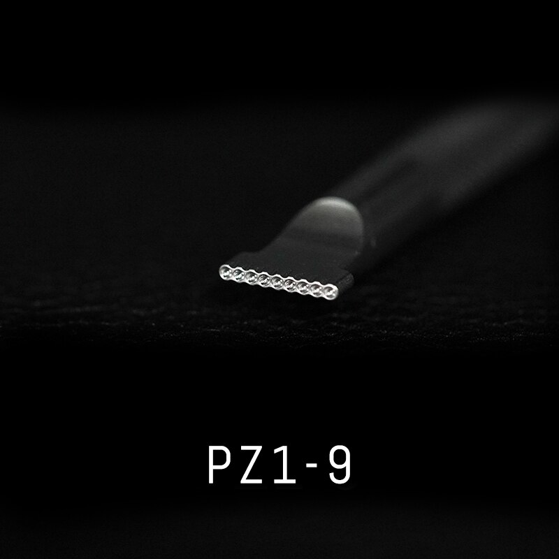 SOZO PZ1 Leather Carving tool Bar Grounders Small Size 3/5/7/9 Hole Craft Embossing Stamps Saddle Making 304 Stainless Steel: PZ1-9