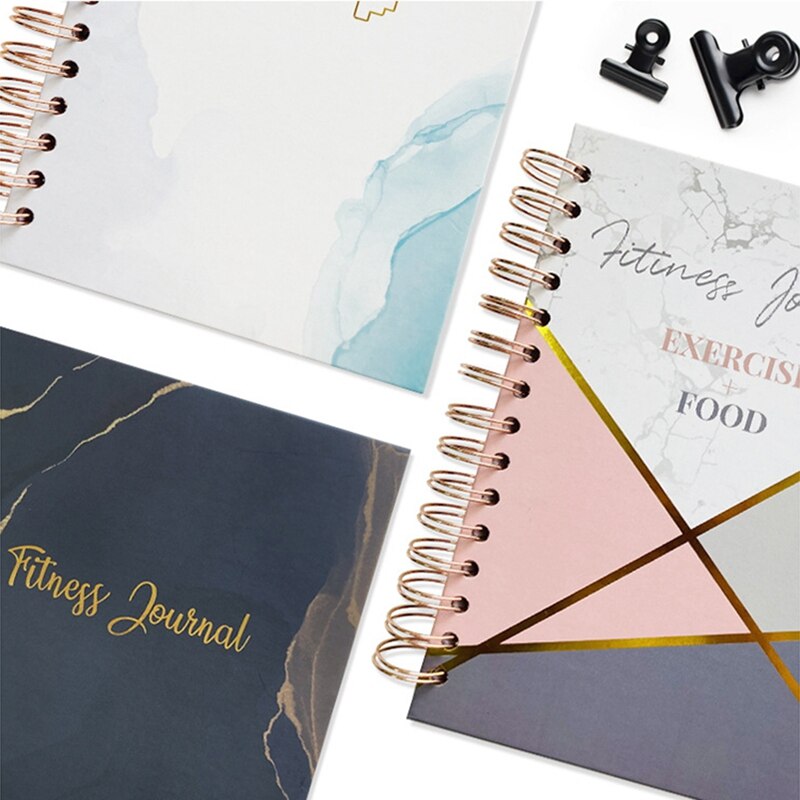 Workout Fitness Journal Planners, Dagelijks Wekelijks Non-Gedateerd Planner, notepad Voor Fitness En/Voeding Journal/Planners